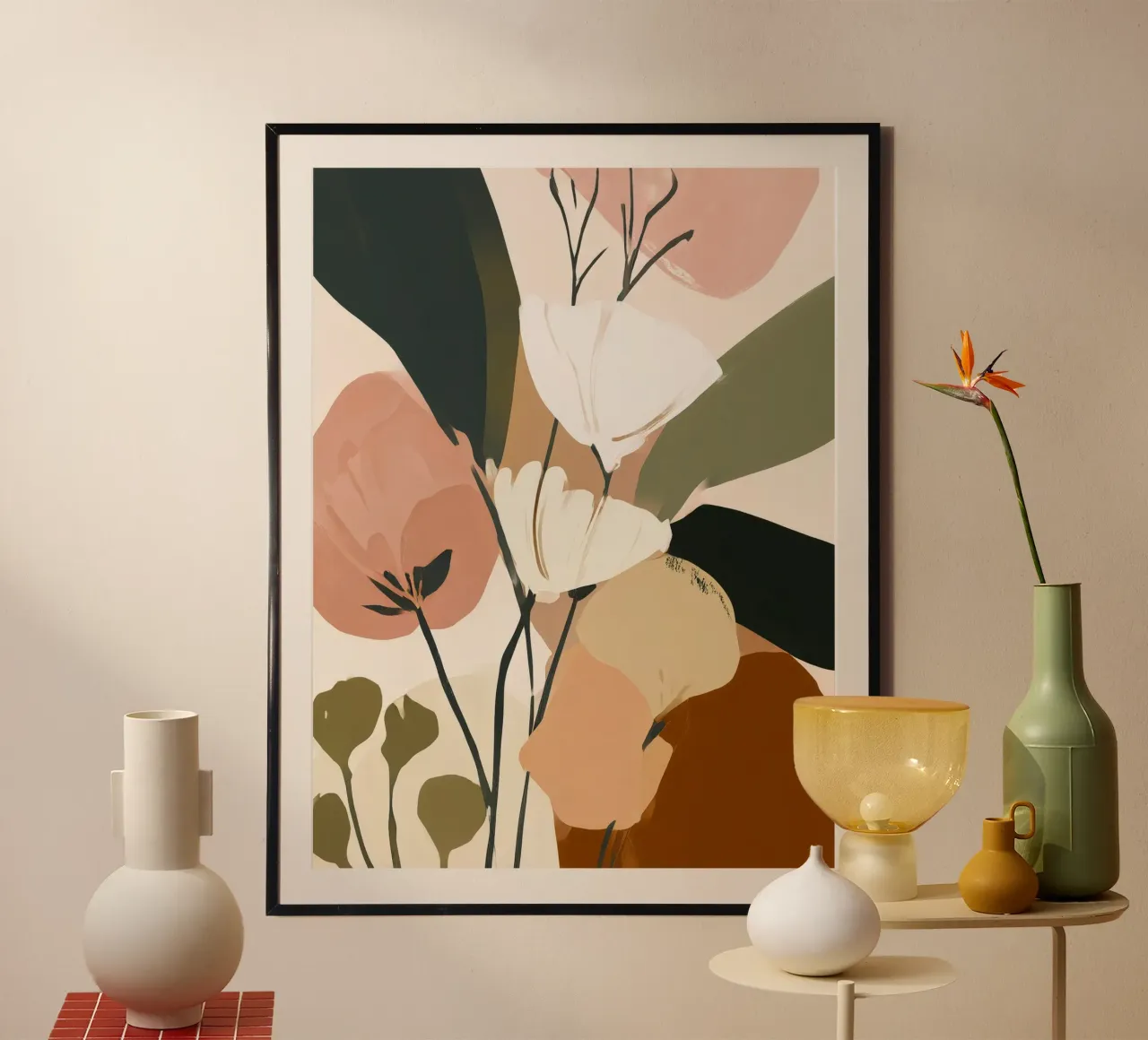 Modern Bloom poster by Seed & Signal