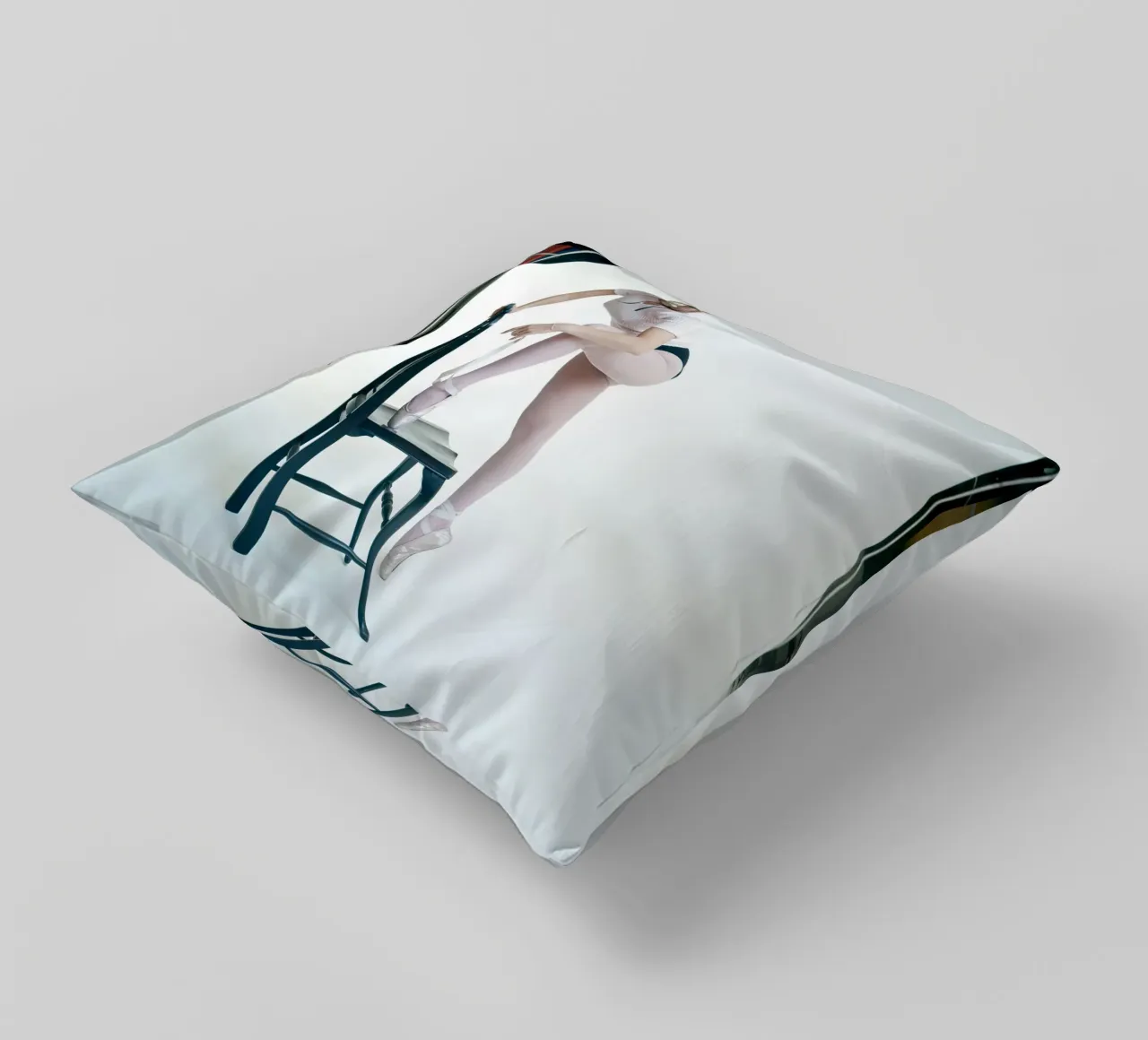 Wearing Ballet Shoes, 1970 decorative cushion by Lorraine Mooore
