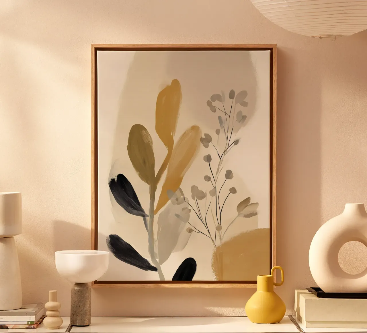 Soft Assemblage 2 canvas by Seed & Signal