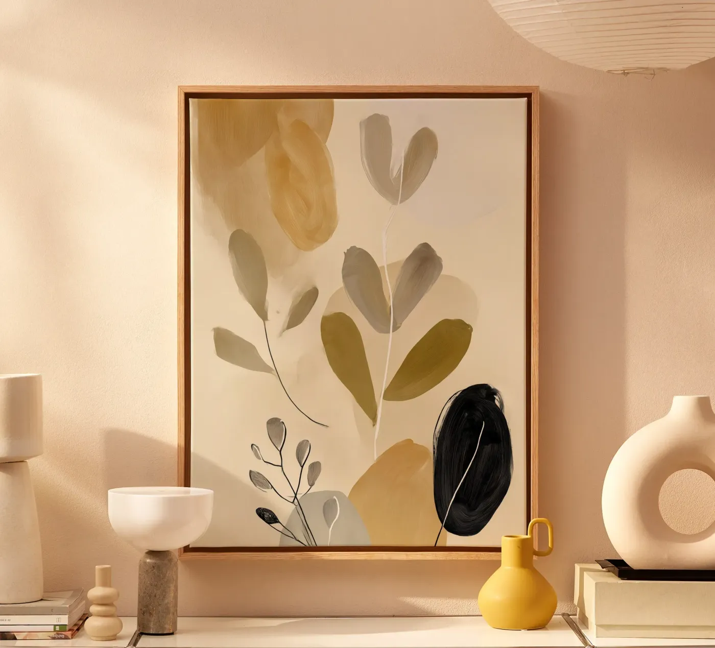 Soft Assemblage 3 canvas by Seed & Signal