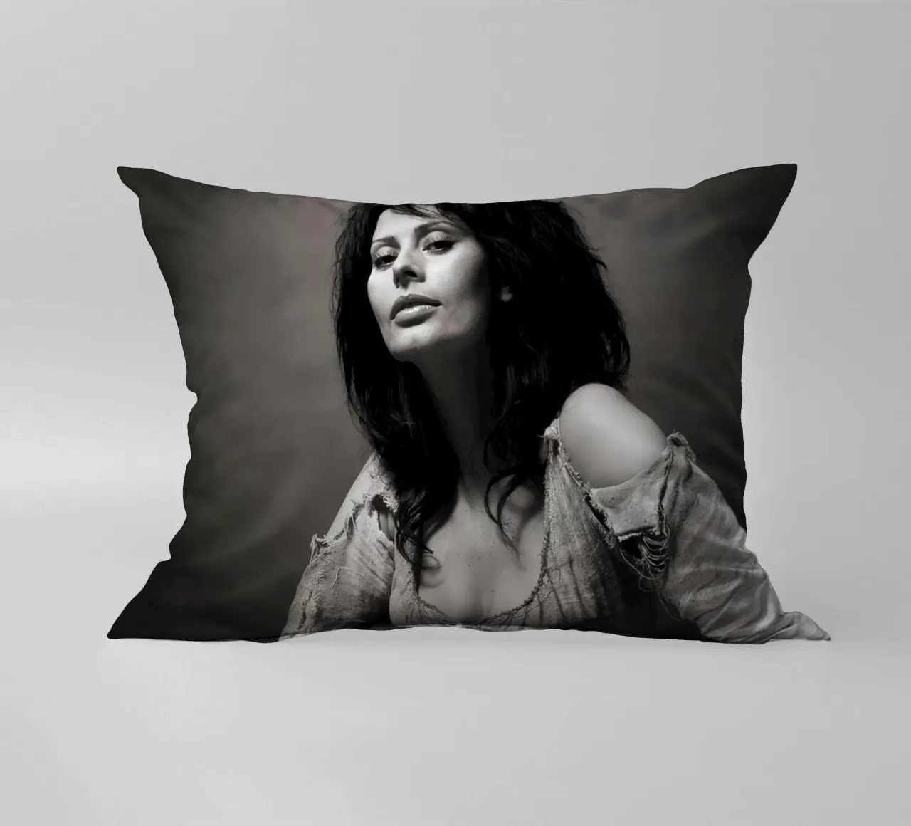 Sophia in Man of La Mancha, 1972 decorative cushion by Lorraine Mooore