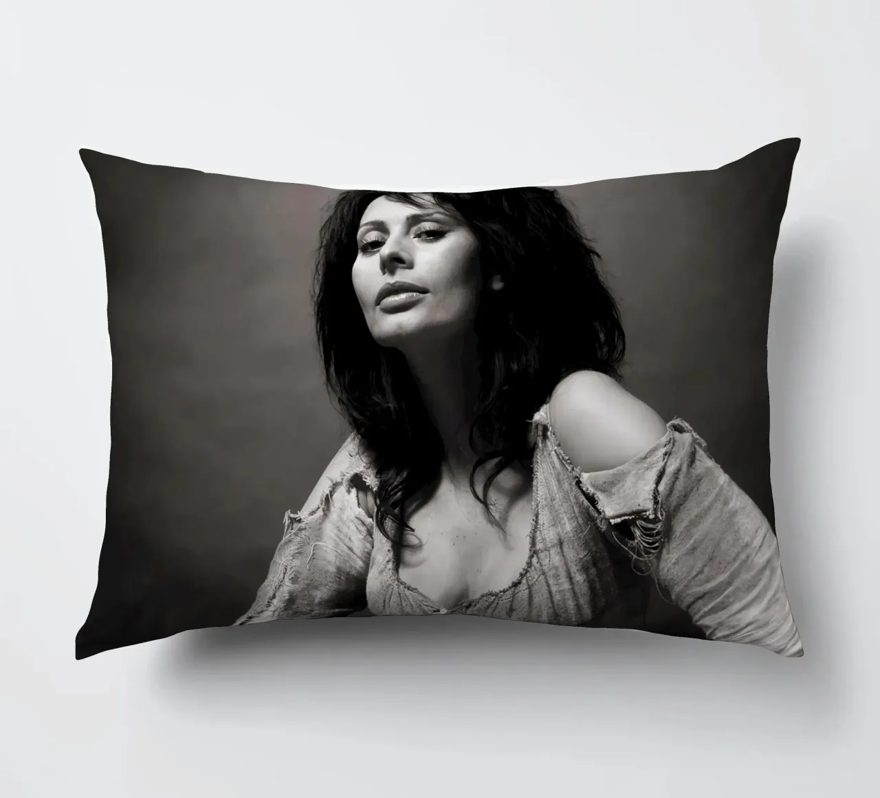 Sophia in Man of La Mancha, 1972 decorative cushion by Lorraine Mooore