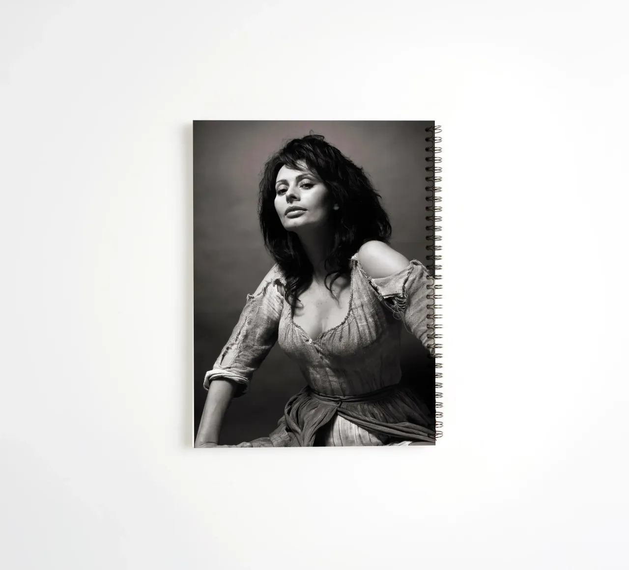 Sophia in Man of La Mancha, 1972 spiral notebook by Lorraine Mooore