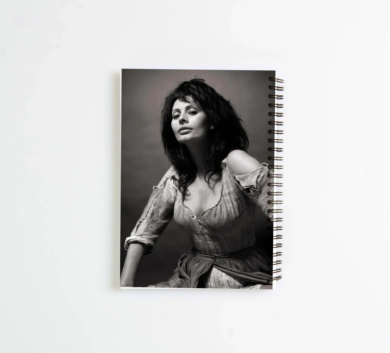 Sophia in Man of La Mancha, 1972 spiral notebook by Lorraine Mooore
