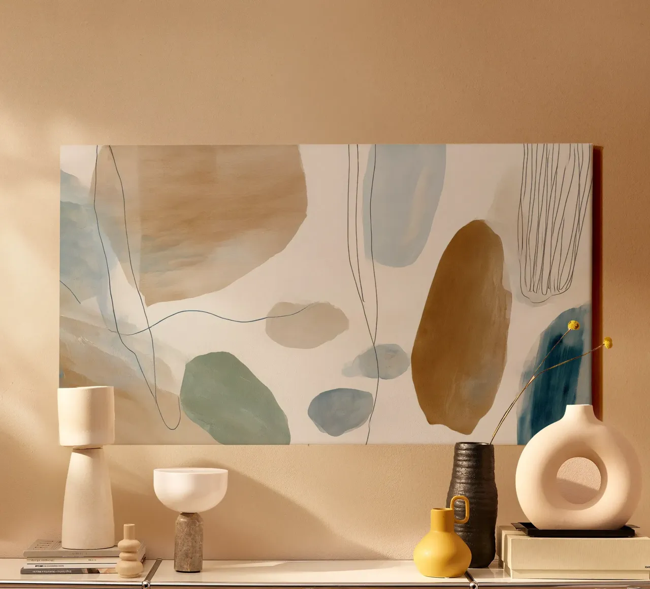 Tide & Terrain 2 canvas with Floater frame by Seed & Signal