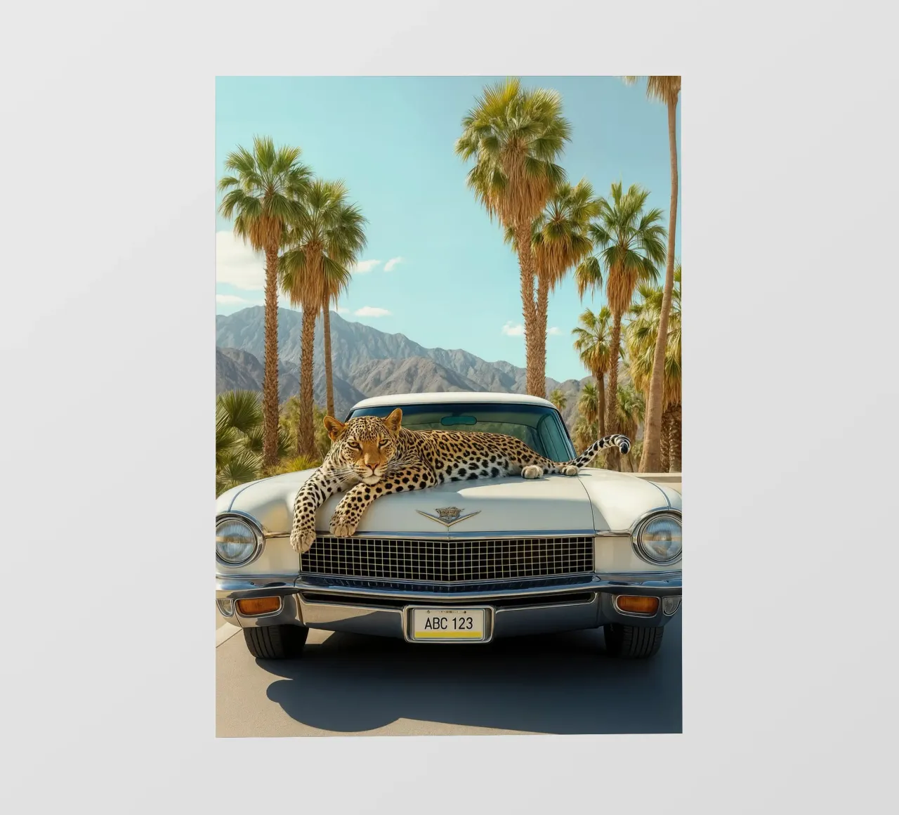 Desert Cool – Leopard photo wallpaper by Attaboy Dsgn