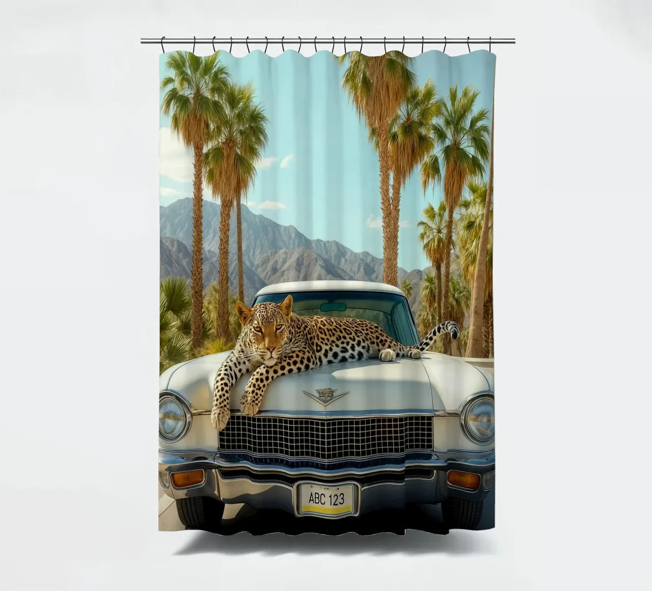 Desert Cool – Leopard tenda da doccia da Attaboy Dsgn