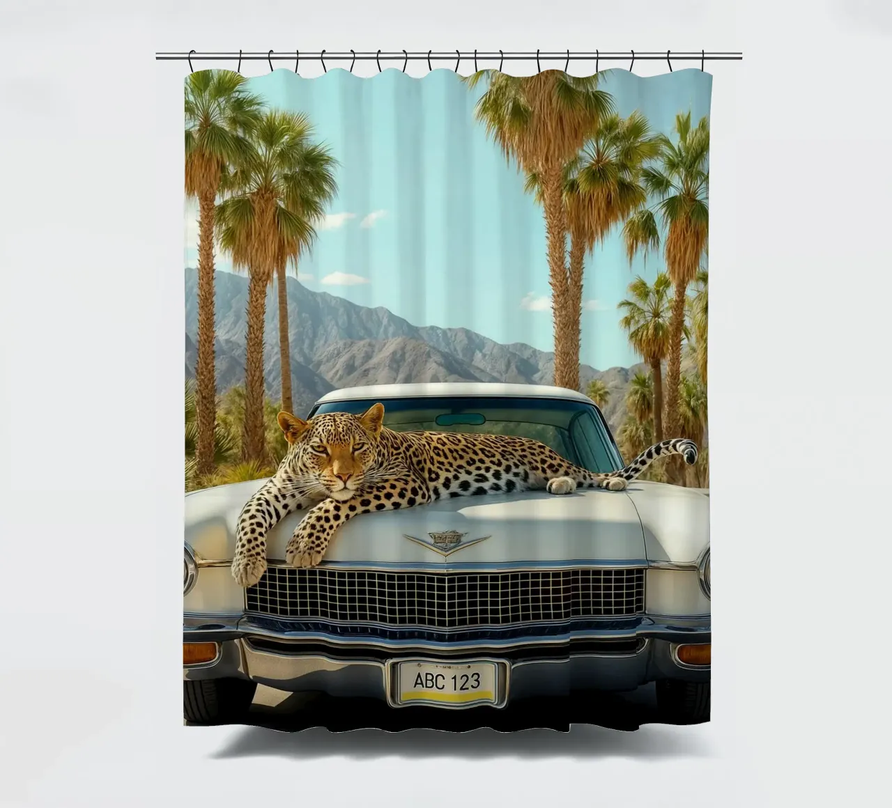 Desert Cool – Leopard tenda da doccia da Attaboy Dsgn