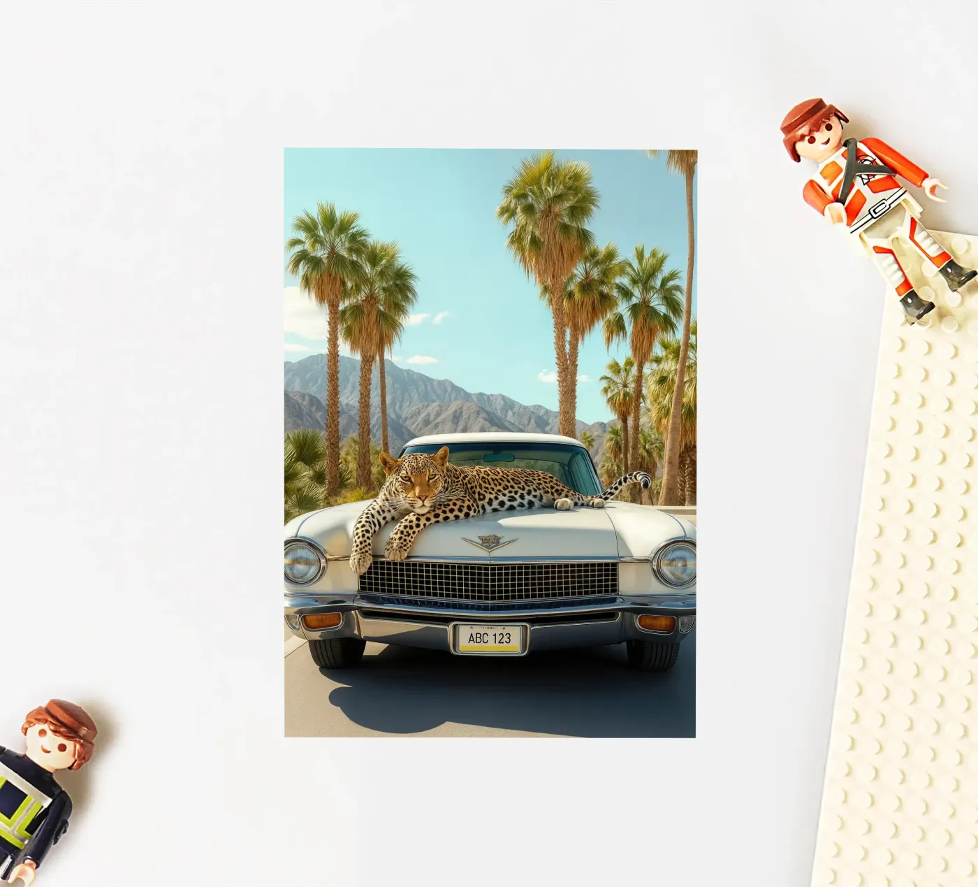 Desert Cool – Leopard sticker by Attaboy Dsgn