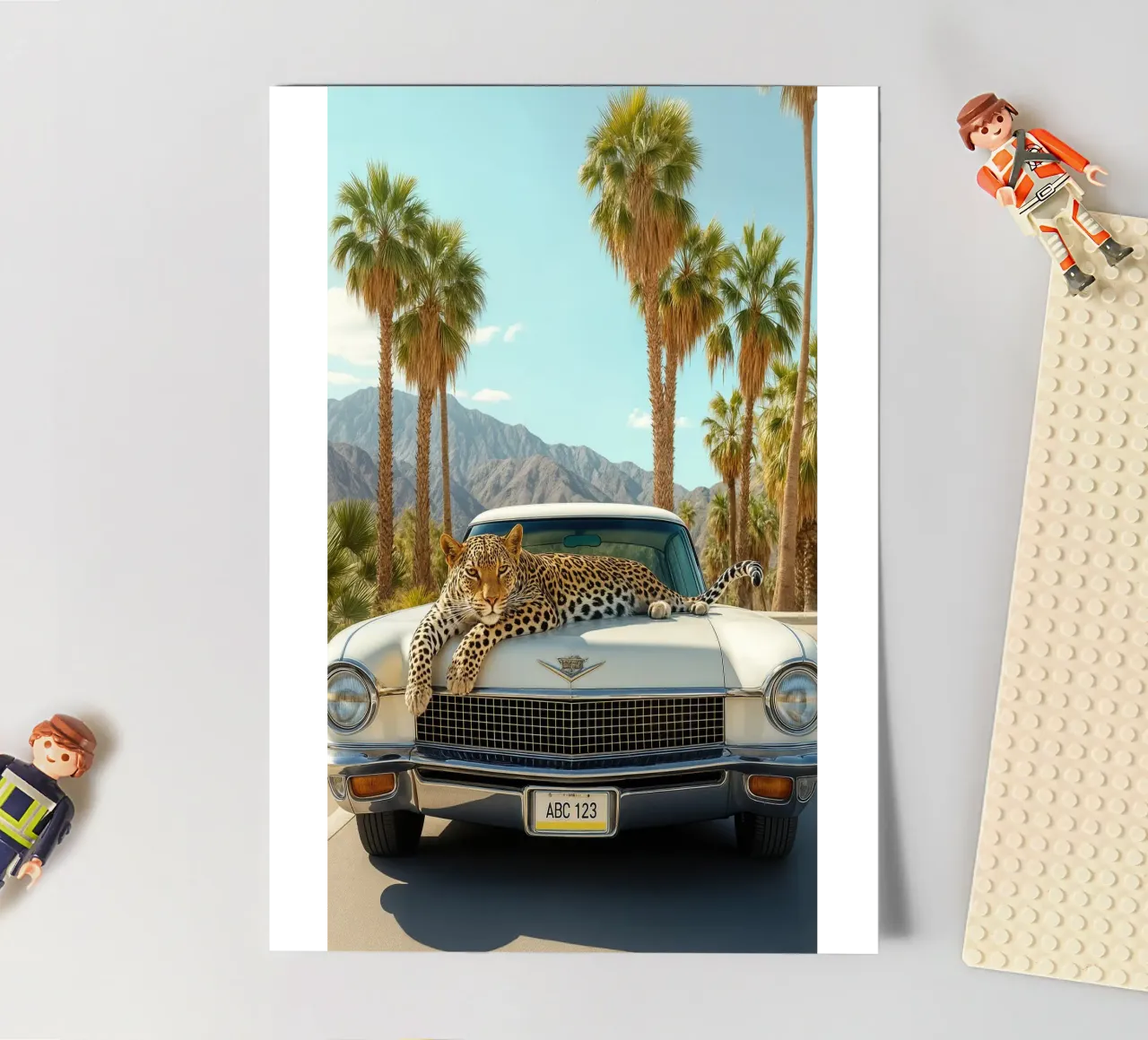 Desert Cool – Leopard sticker sheet by Attaboy Dsgn