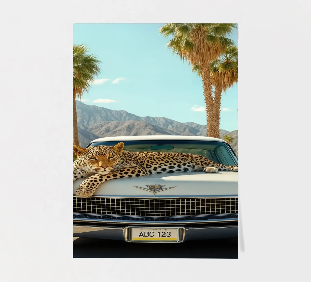 Desert Cool – Leopard sticker sheet by Attaboy Dsgn