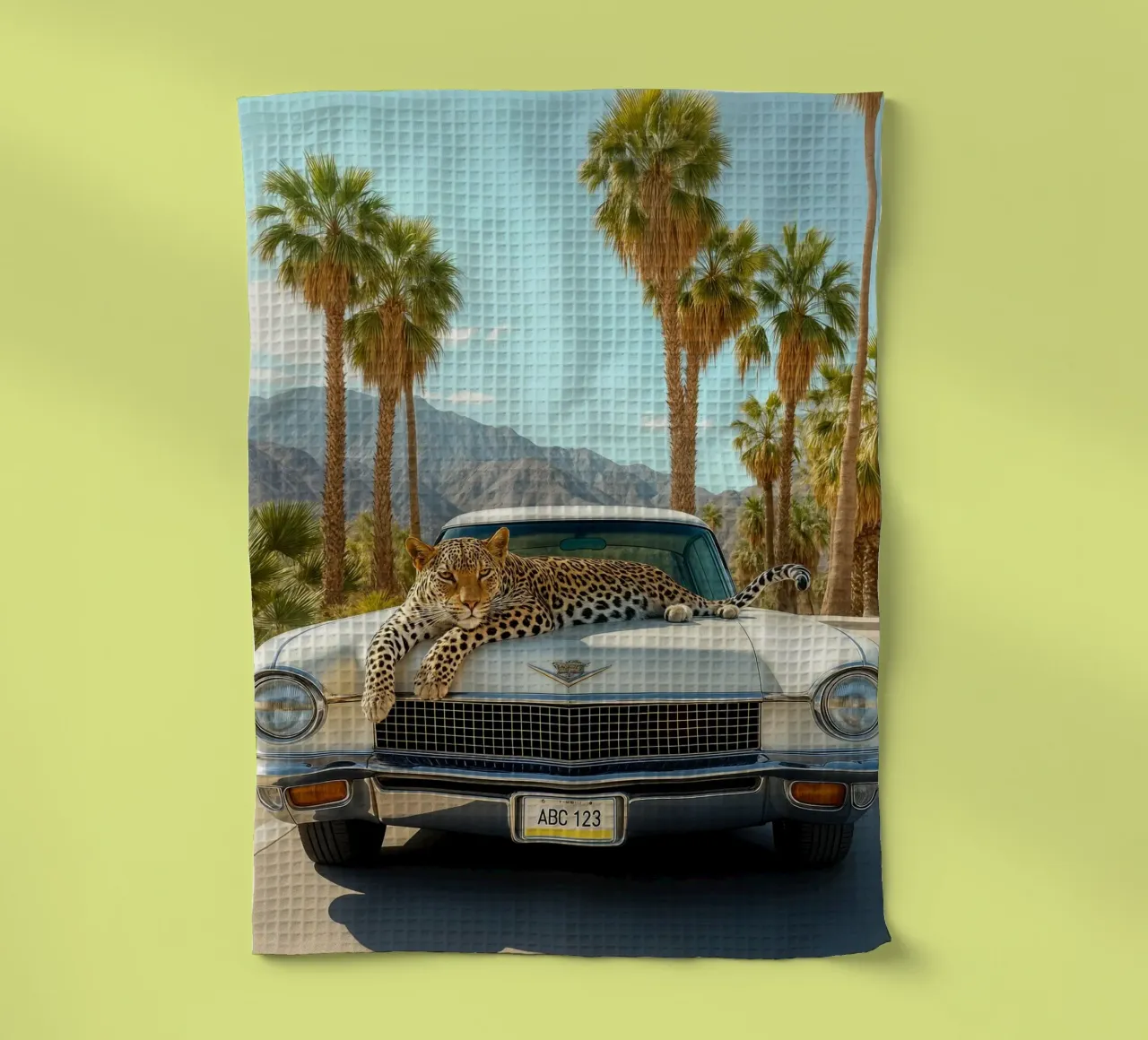 Desert Cool – Leopard torchon de Attaboy Dsgn