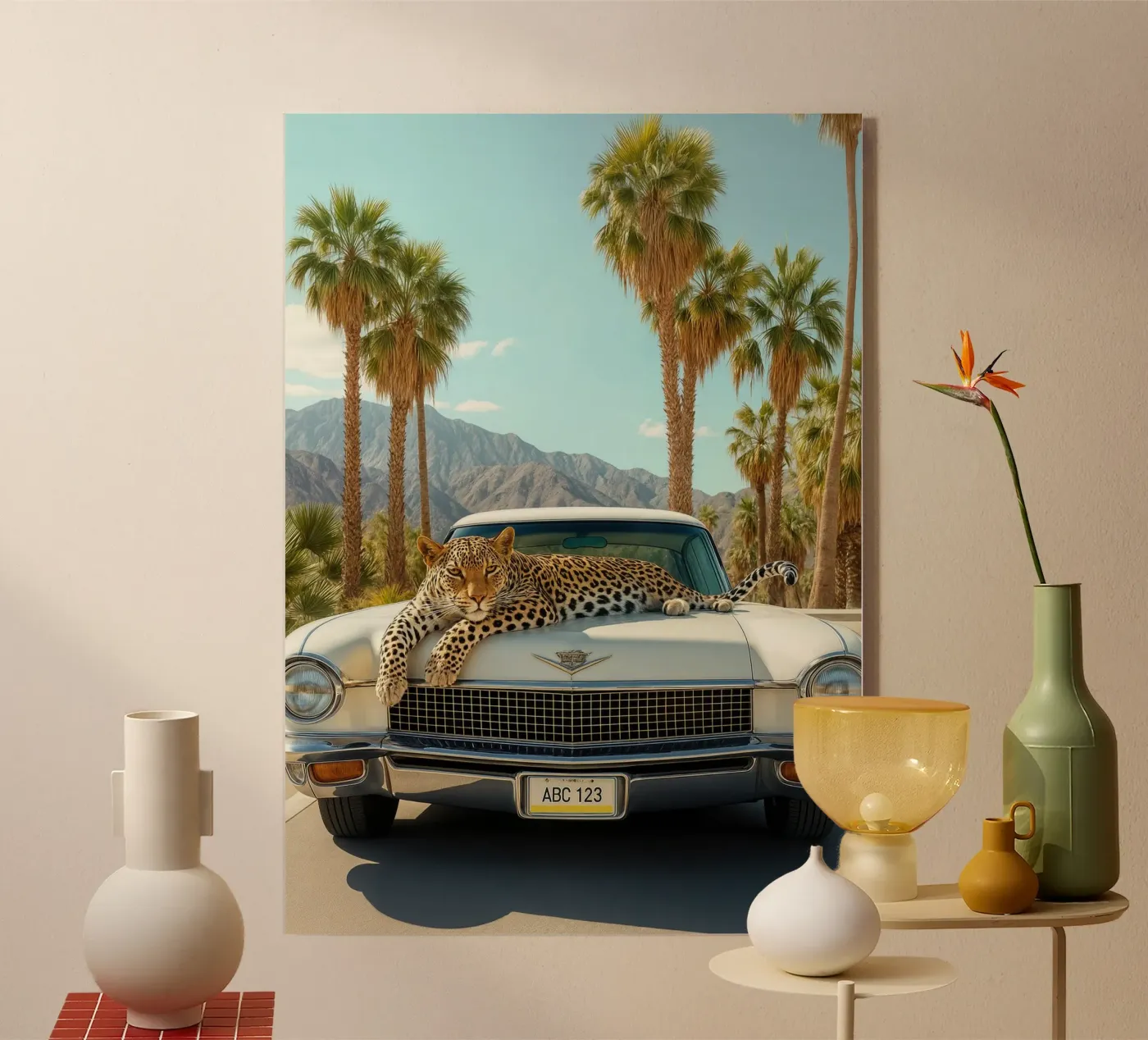 Desert Cool – Leopard acrylic glass by Attaboy Dsgn