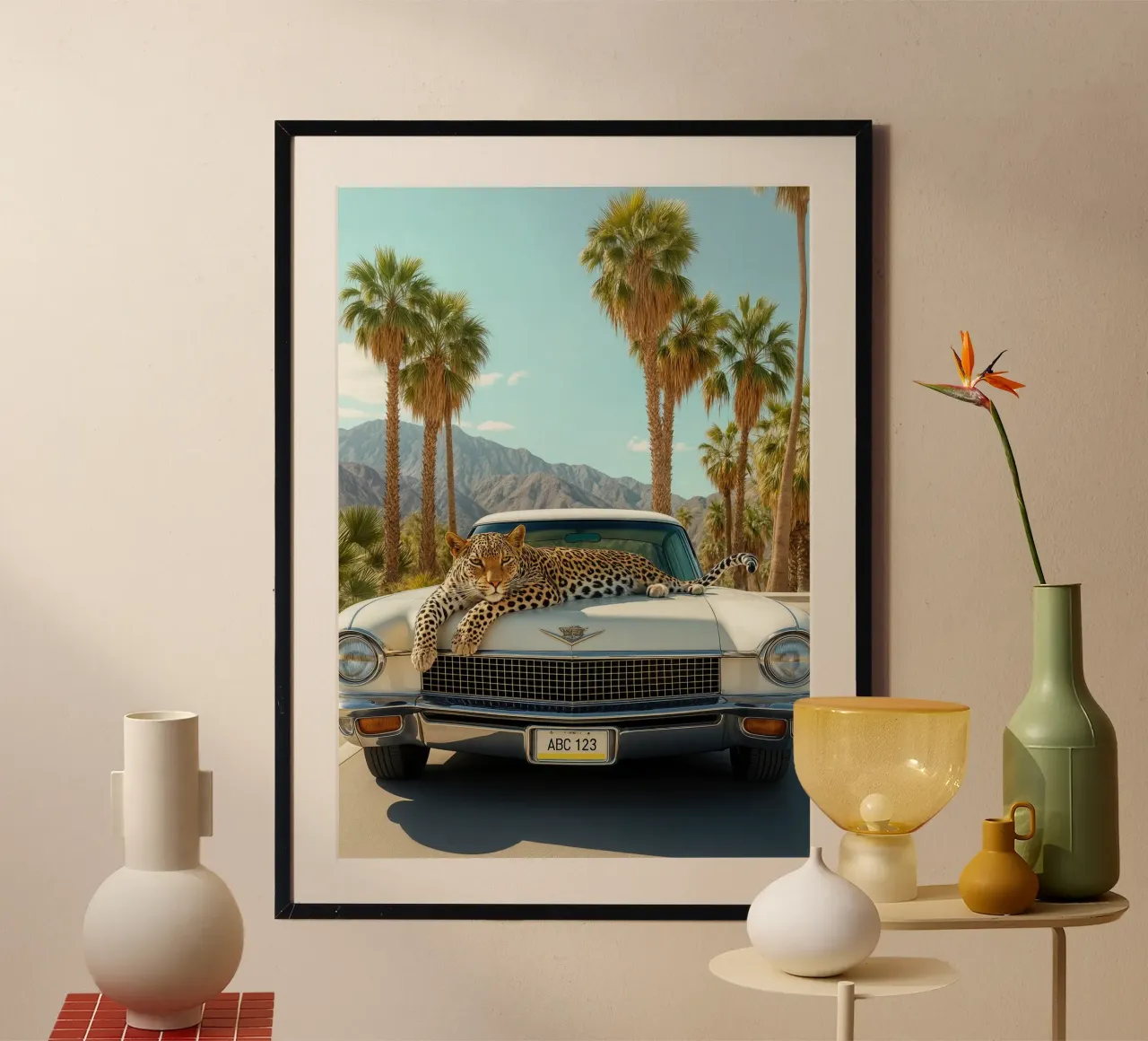 Desert Cool – Leopard poster da Attaboy Dsgn