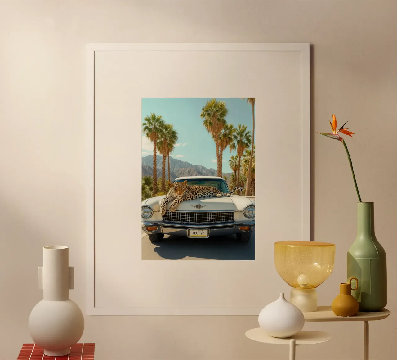 Desert Cool – Leopard poster da Attaboy Dsgn