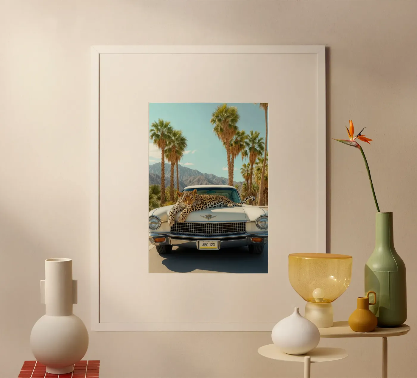 Desert Cool – Leopard poster da Attaboy Dsgn