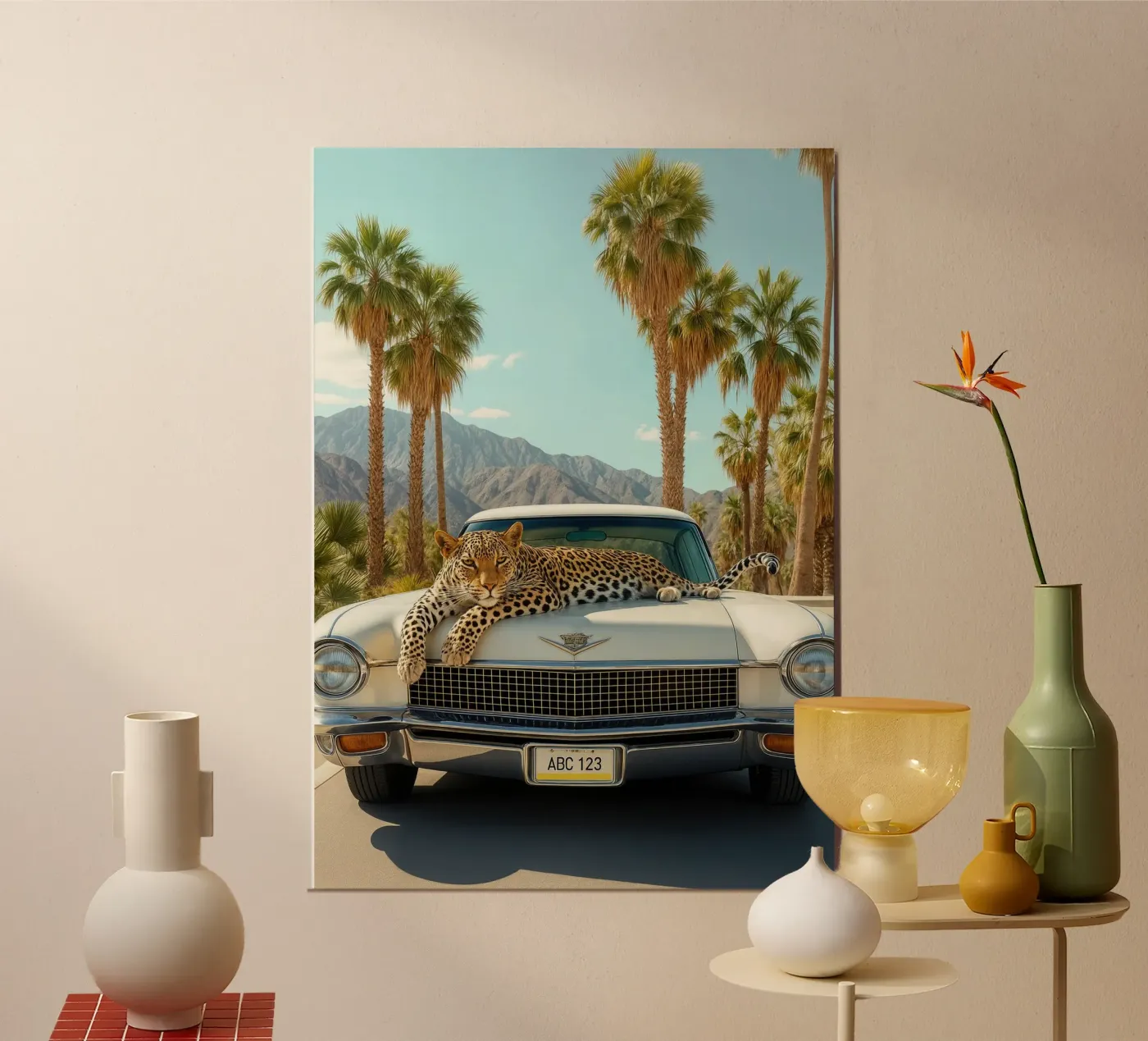 Desert Cool – Leopard poster da Attaboy Dsgn