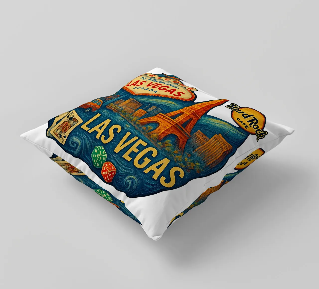 FREE LAS VEGAS cuscino da Vintage Van Gogh