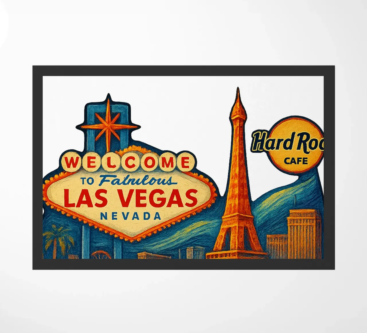 FREE LAS VEGAS zerbino da Vintage Van Gogh