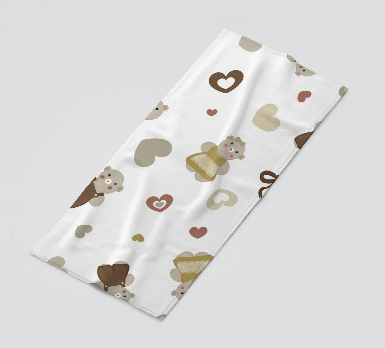 Modello di orso carino II telo mare da gulsengunel