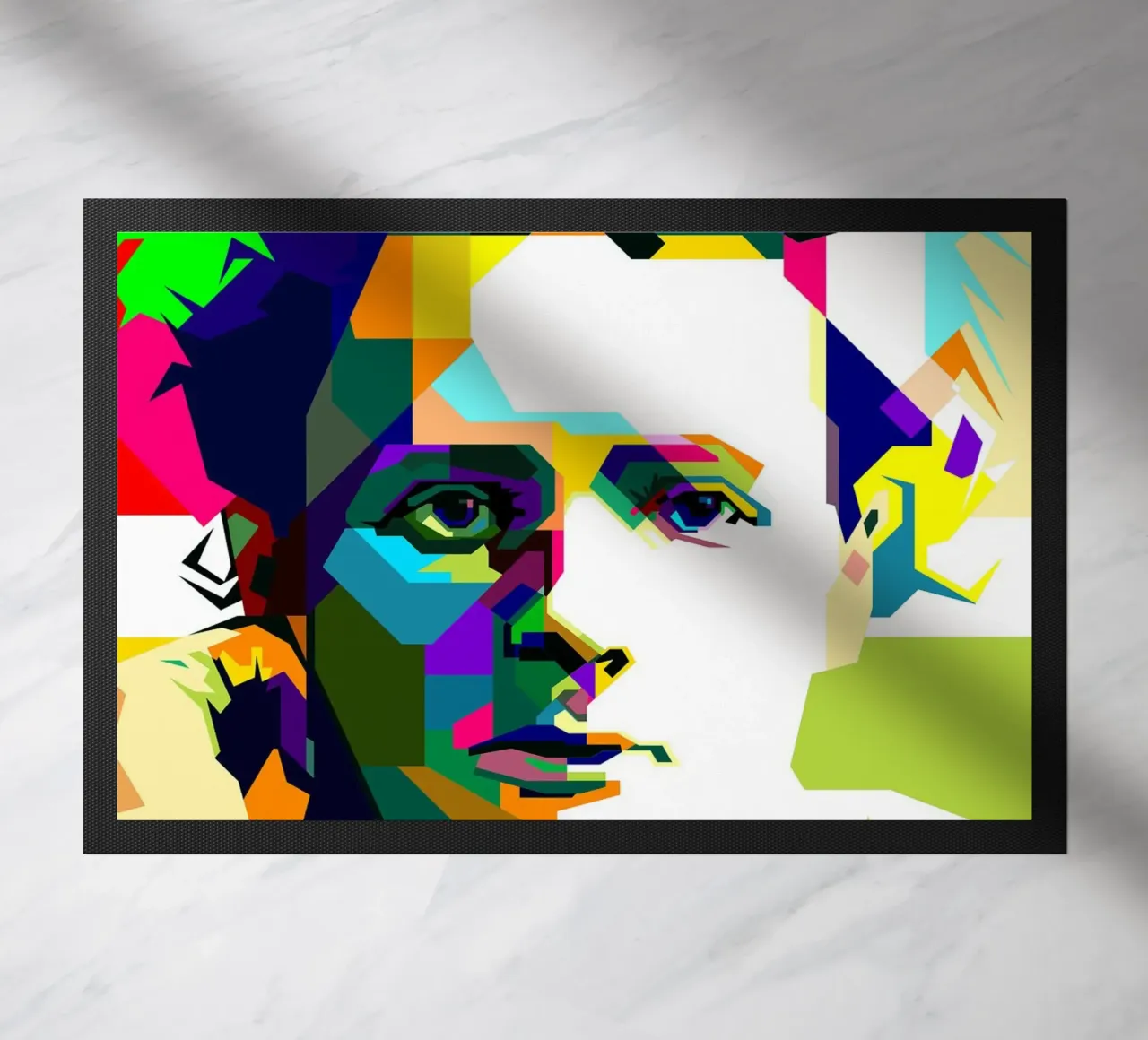 Marie Curie Polish Physicist Art WPAP doormat by Artkreator