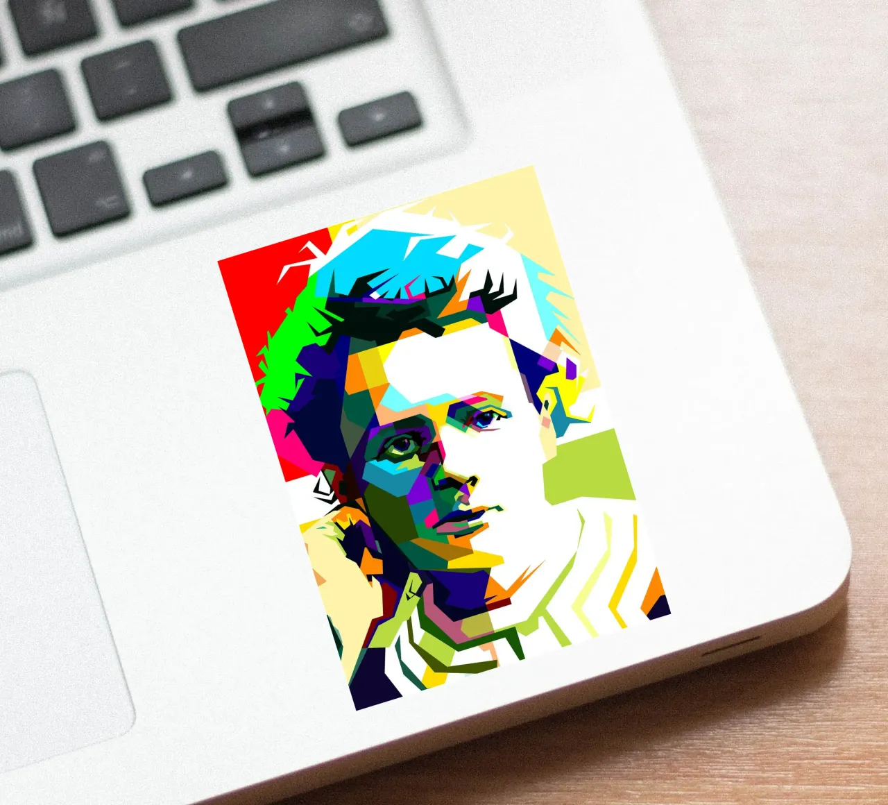 Marie Curie Polnische Physikerin Kunst WPAP Sticker von Artkreator