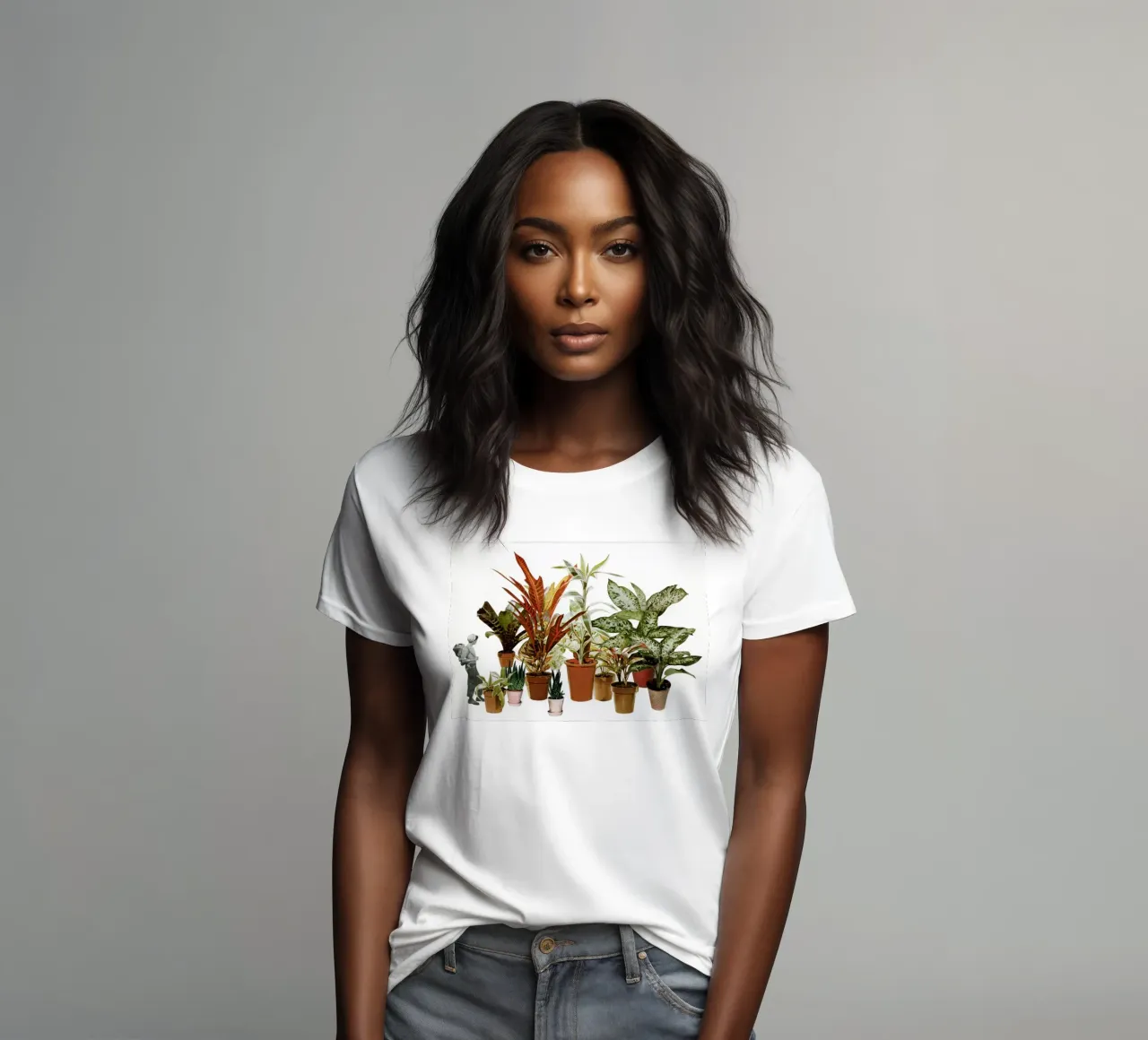 C'è una giungla là fuori t-shirt da donna da Cassia Beck Collage