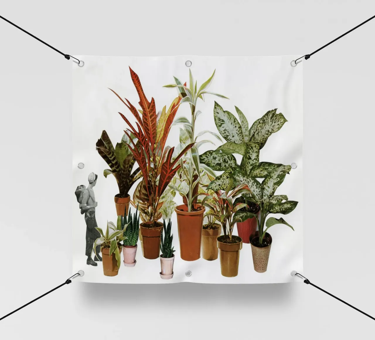 C'è una giungla là fuori telo in pvc da Cassia Beck Collage