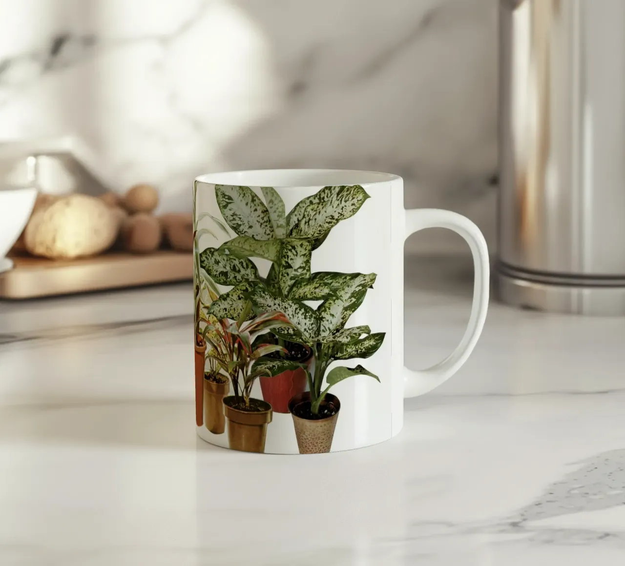 C'è una giungla là fuori tazza in ceramica da Cassia Beck Collage