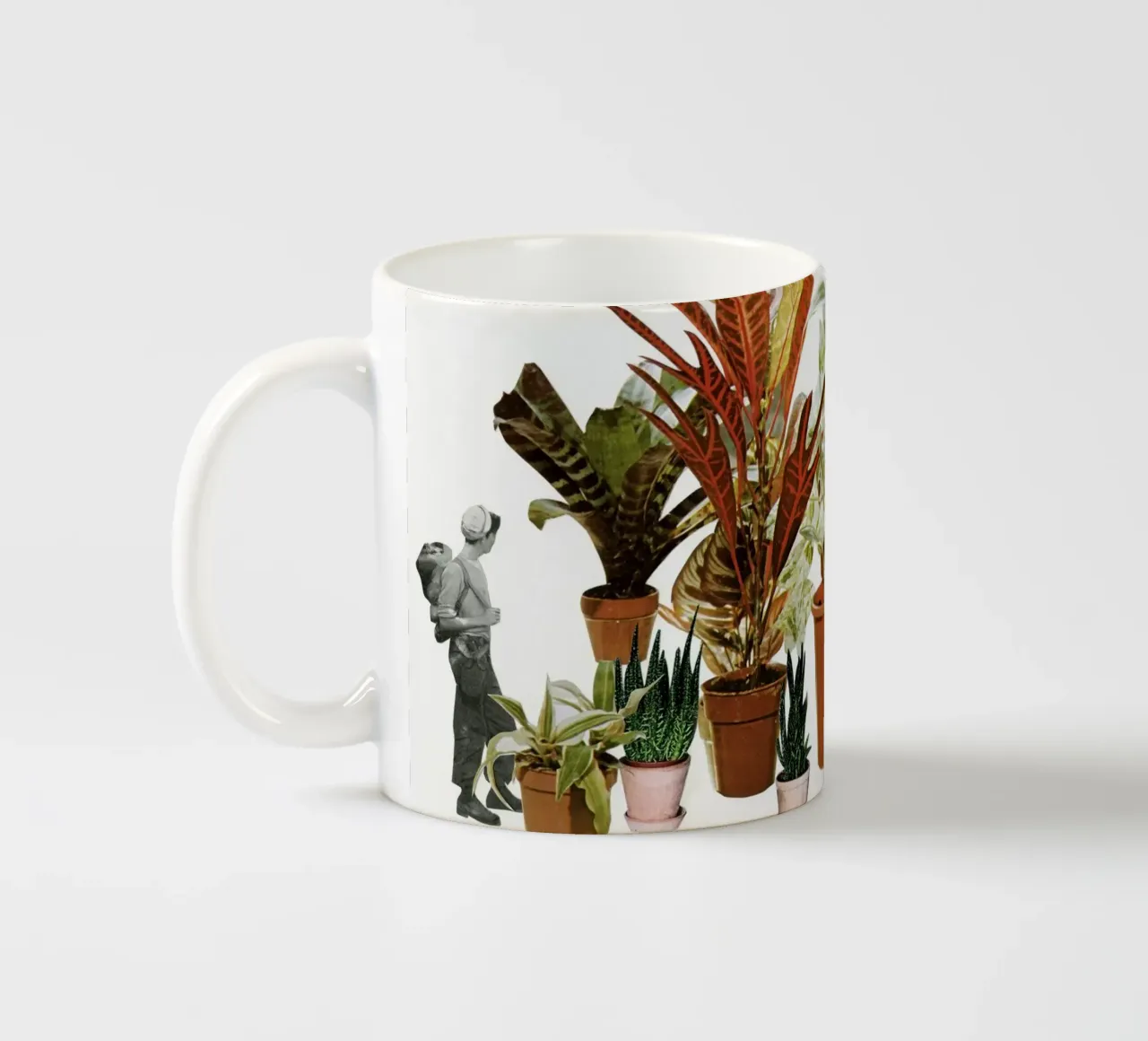C'è una giungla là fuori tazza in ceramica da Cassia Beck Collage