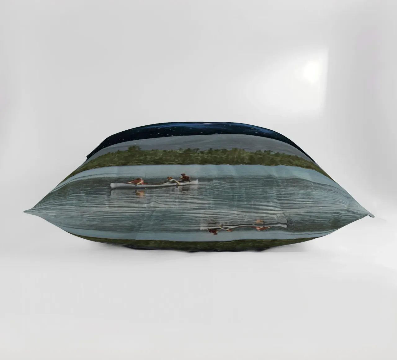 Drifting in Space decorative cushion by Cassia Beck Collage