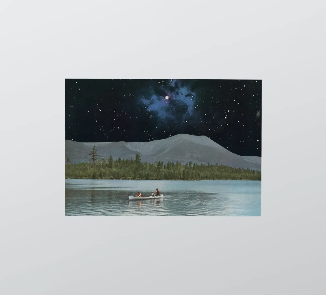 Drifting in Space sticker by Cassia Beck Collage