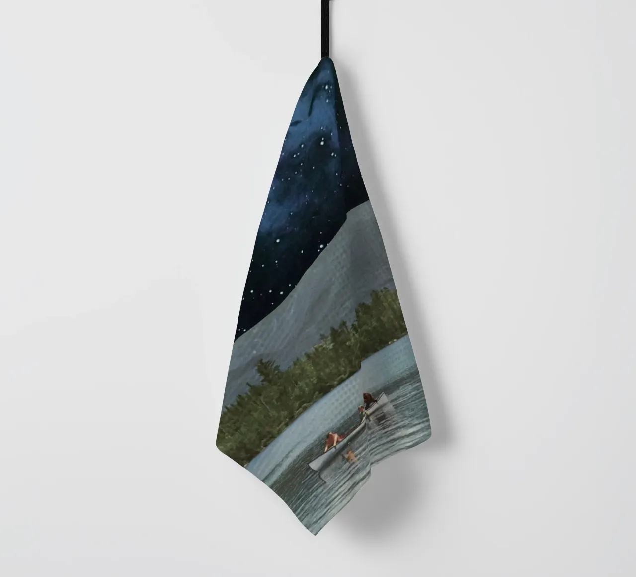 A la dérive dans l'espace torchon de Cassia Beck Collage