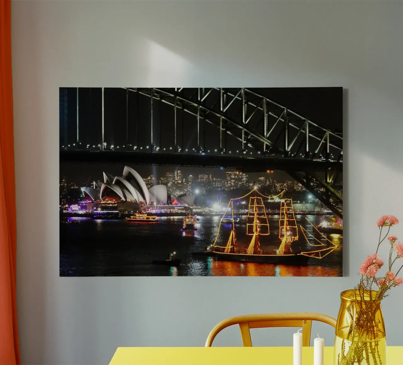 Essenza di Sydney tela con Cornice a cassetta da Wanderlust Vibes