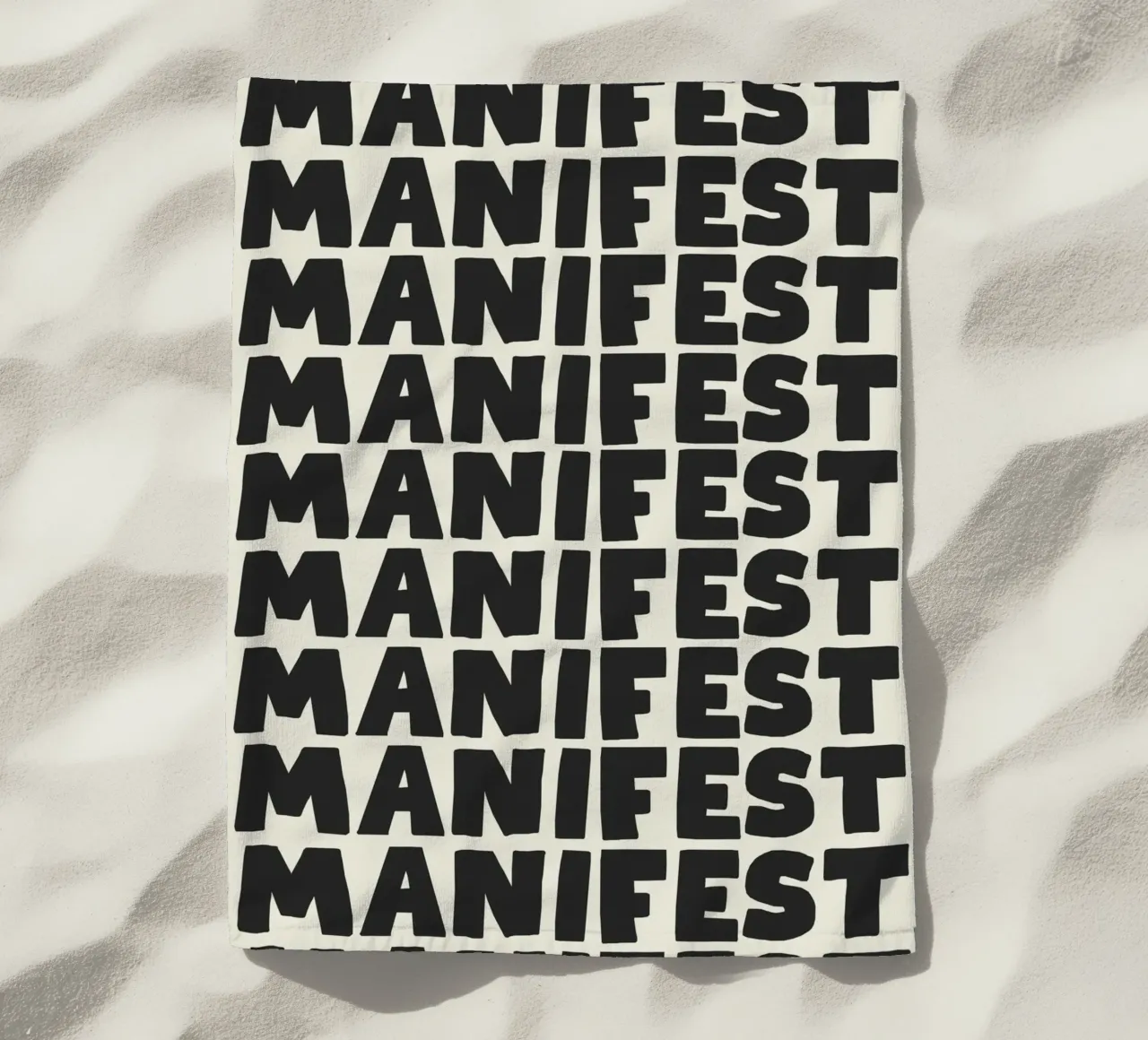 Manifest – Power in Stillness telo mare da Attaboy Dsgn