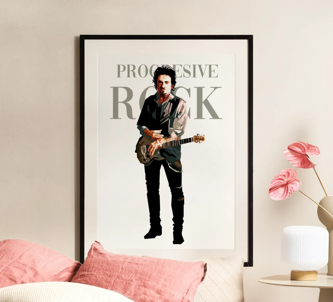Steve Lukather Retro Illustration Trending Now hahnemühle by Artkreator