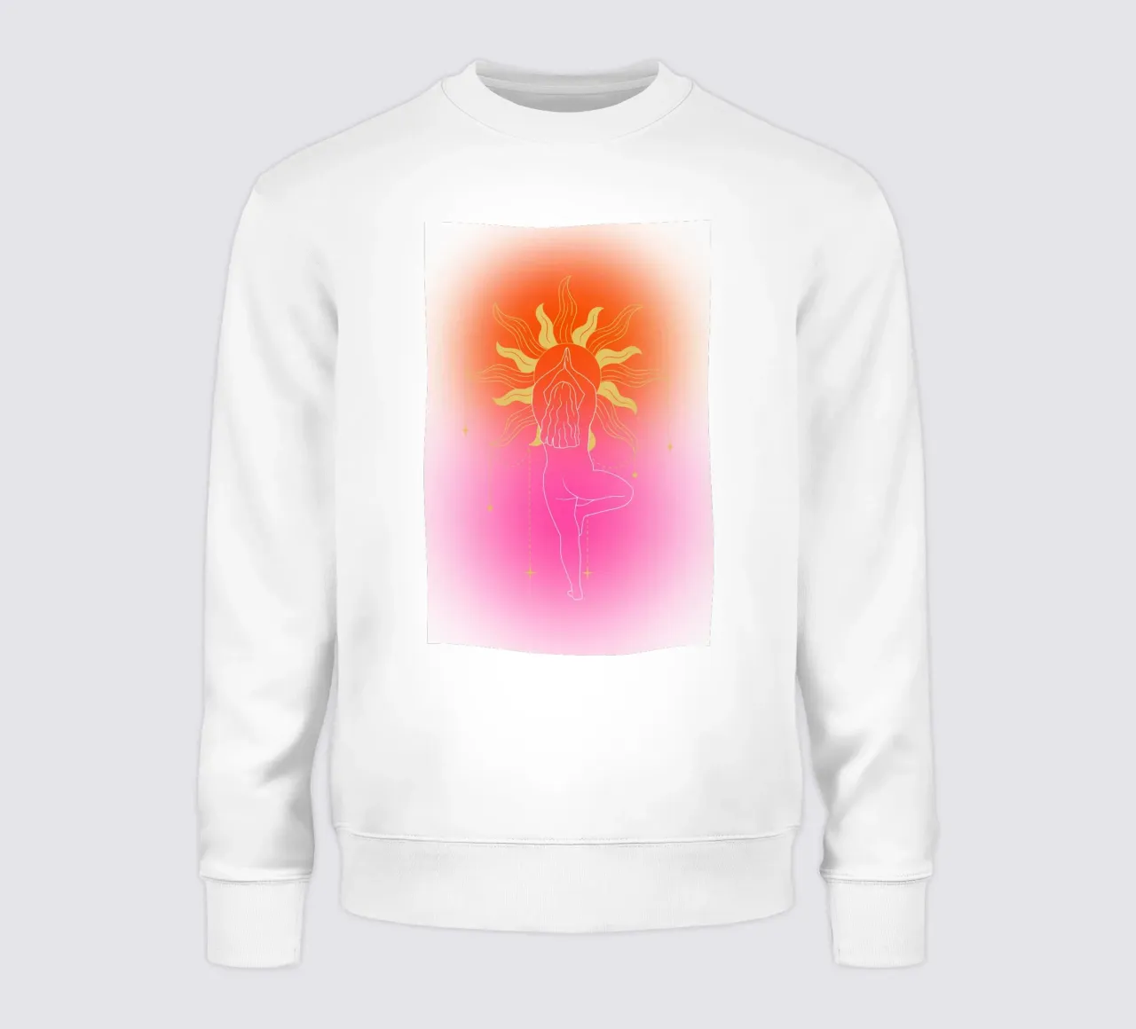 Sun inside felpa da AESTHETIC VIBES by Isabel