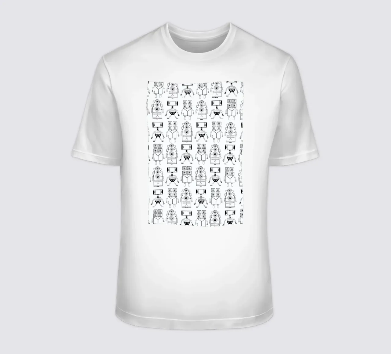 Robots (patroonrobotskopie) t-shirt by Studio Teer