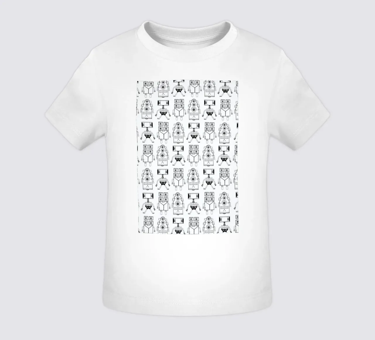 Robots (patroonrobotskopie) Baby T-Shirt von Studio Teer