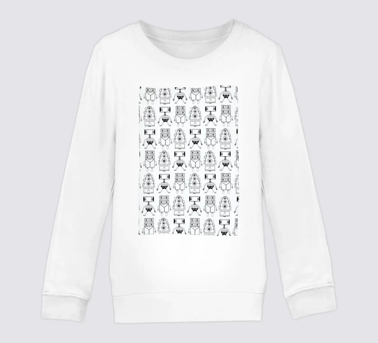Robots (patroonrobotskopie) Kinder Sweatshirt von Studio Teer