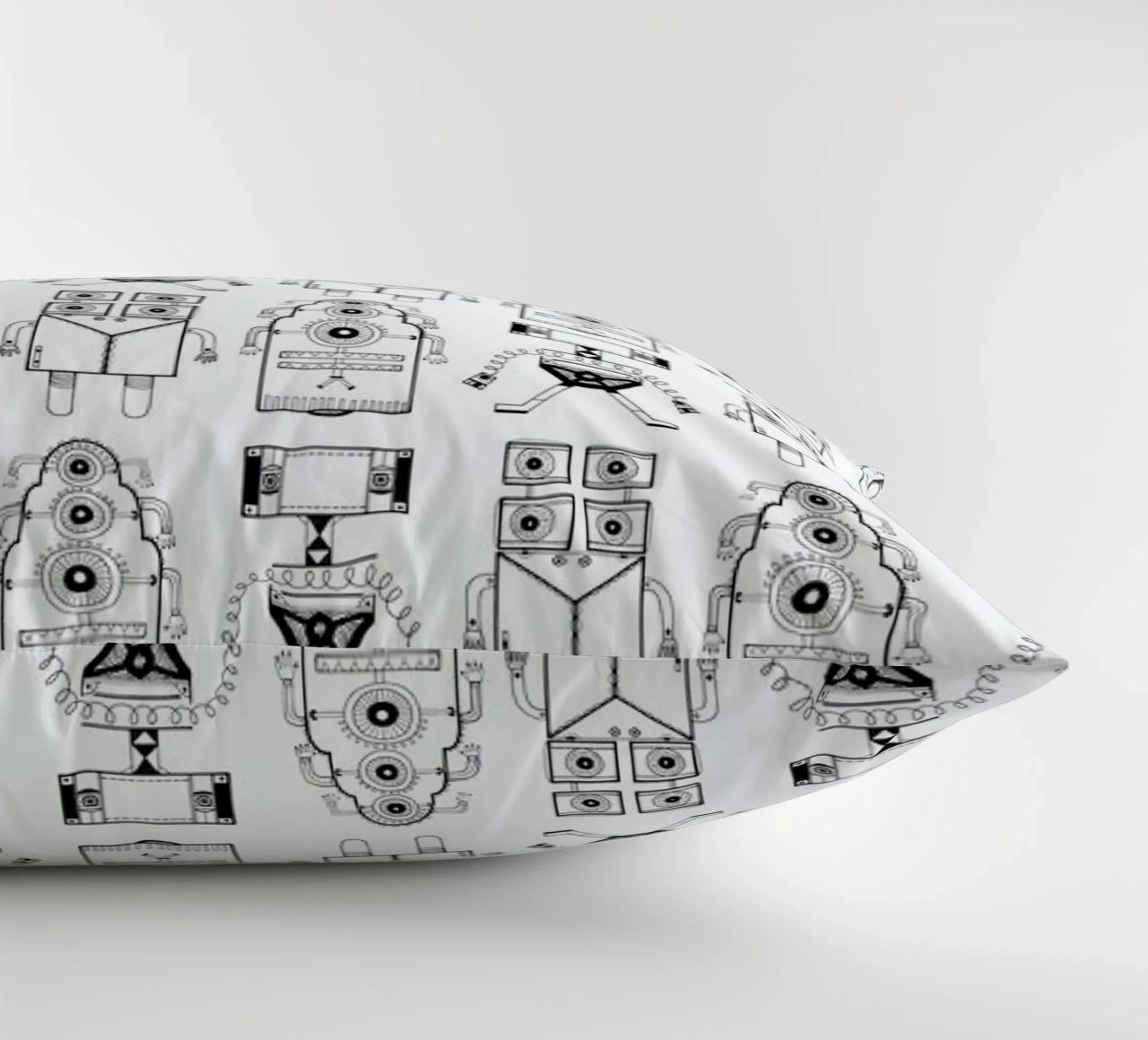 Robots (patroonrobotskopie) cuscino da Studio Teer