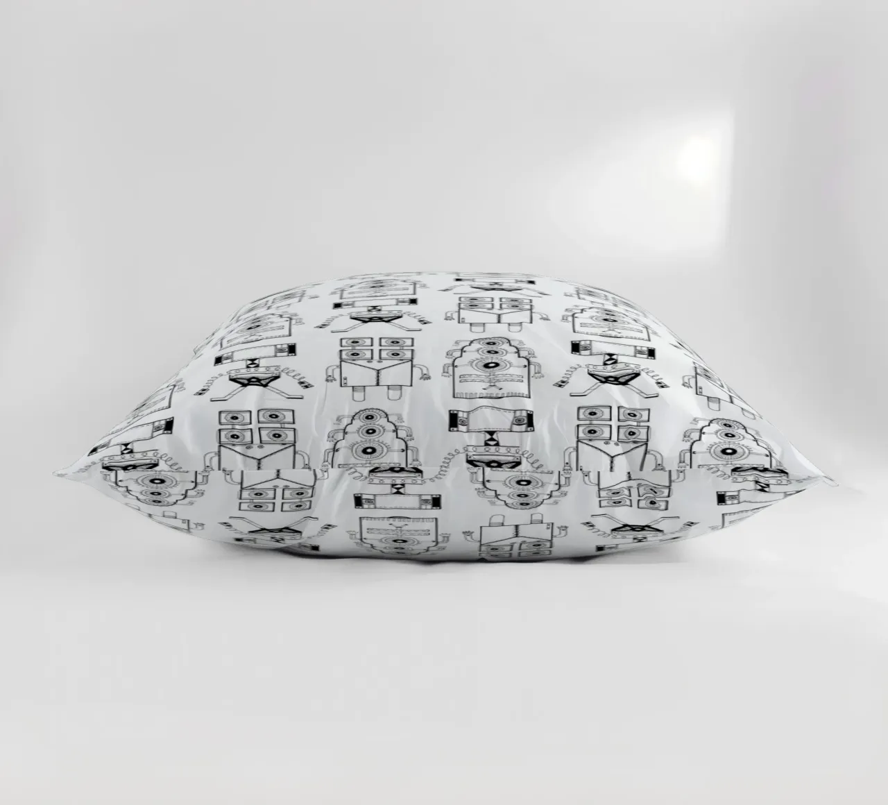 Robots (patroonrobotskopie) cuscino da Studio Teer