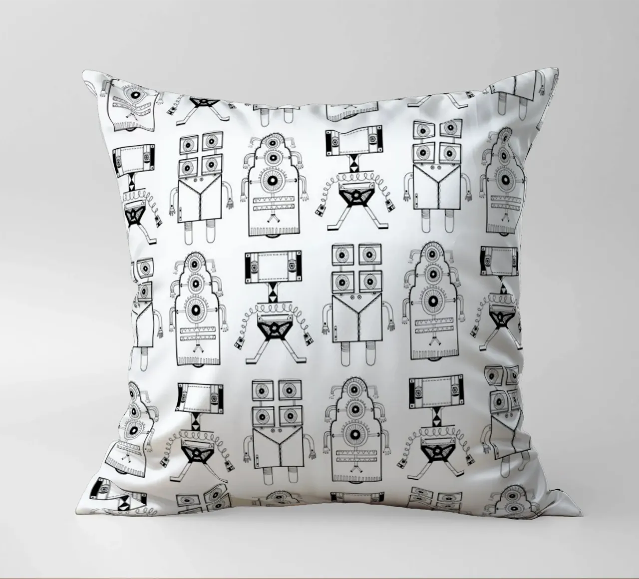 Robots (patroonrobotskopie) cuscino da Studio Teer