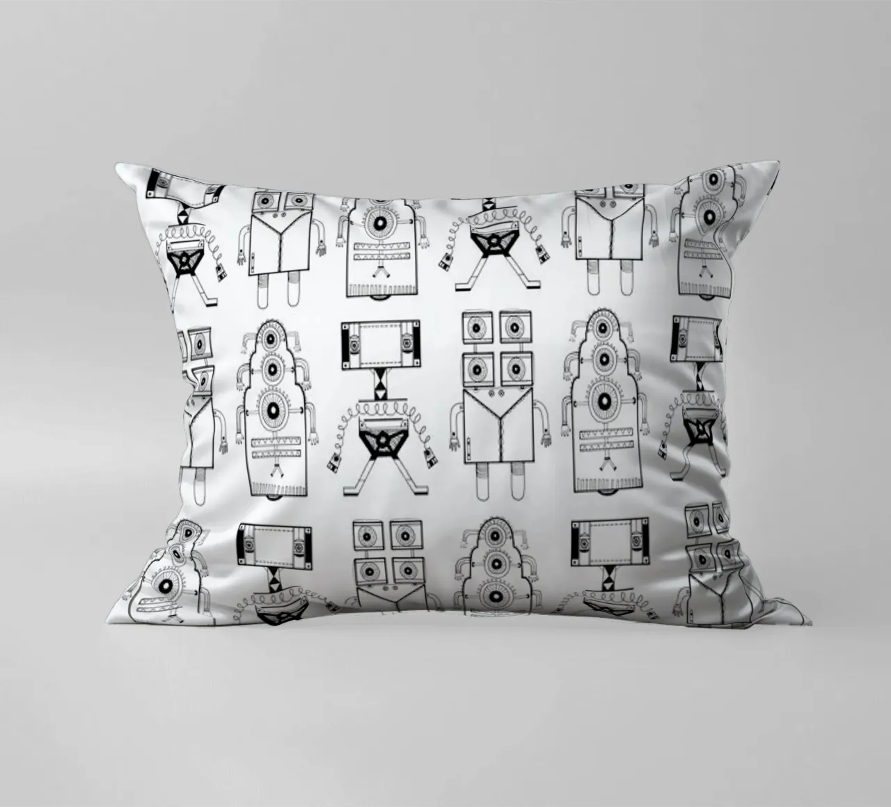 Robots (patroonrobotskopie) cuscino da Studio Teer