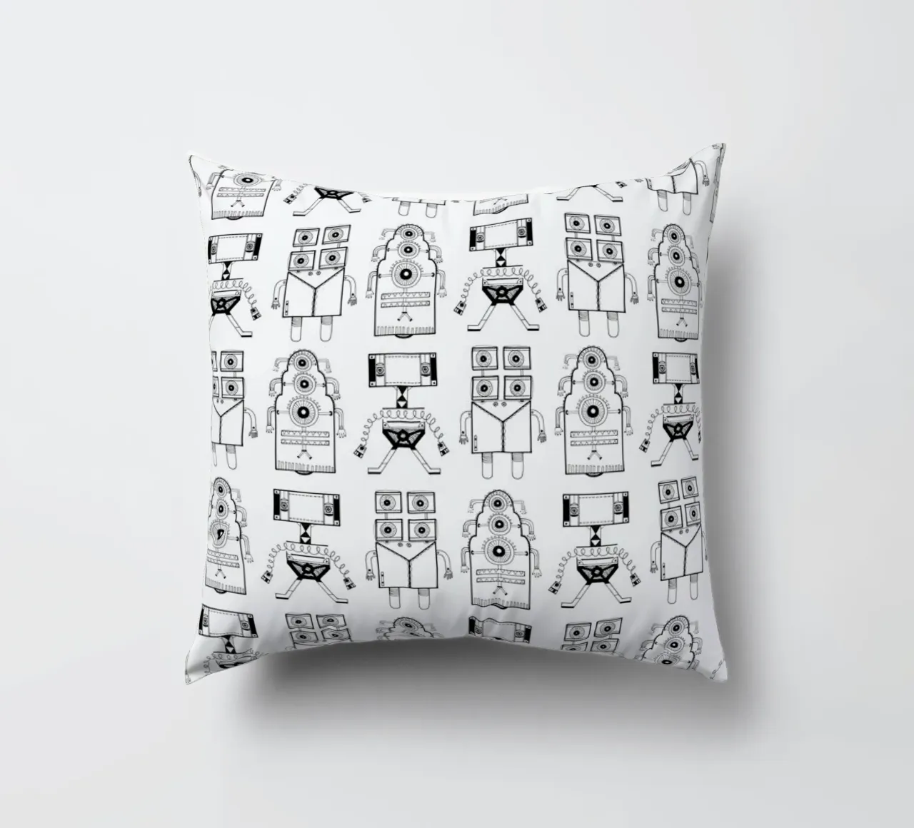 Robots (patroonrobotskopie) cuscino da Studio Teer