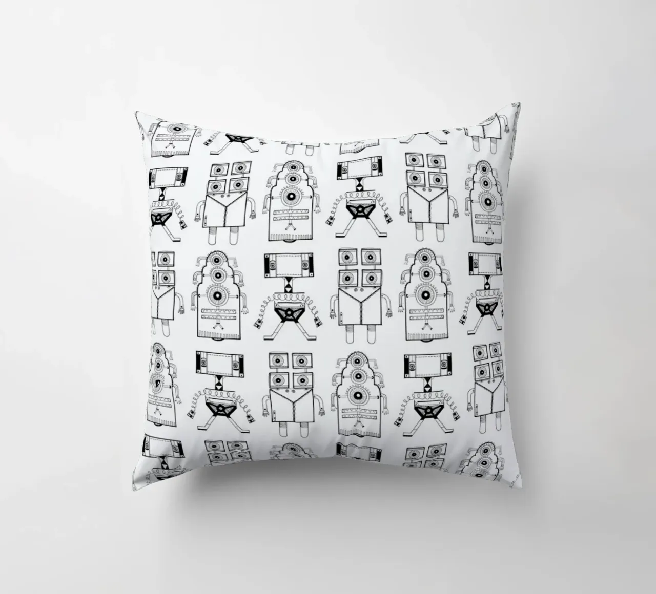 Robots (patroonrobotskopie) cuscino da Studio Teer