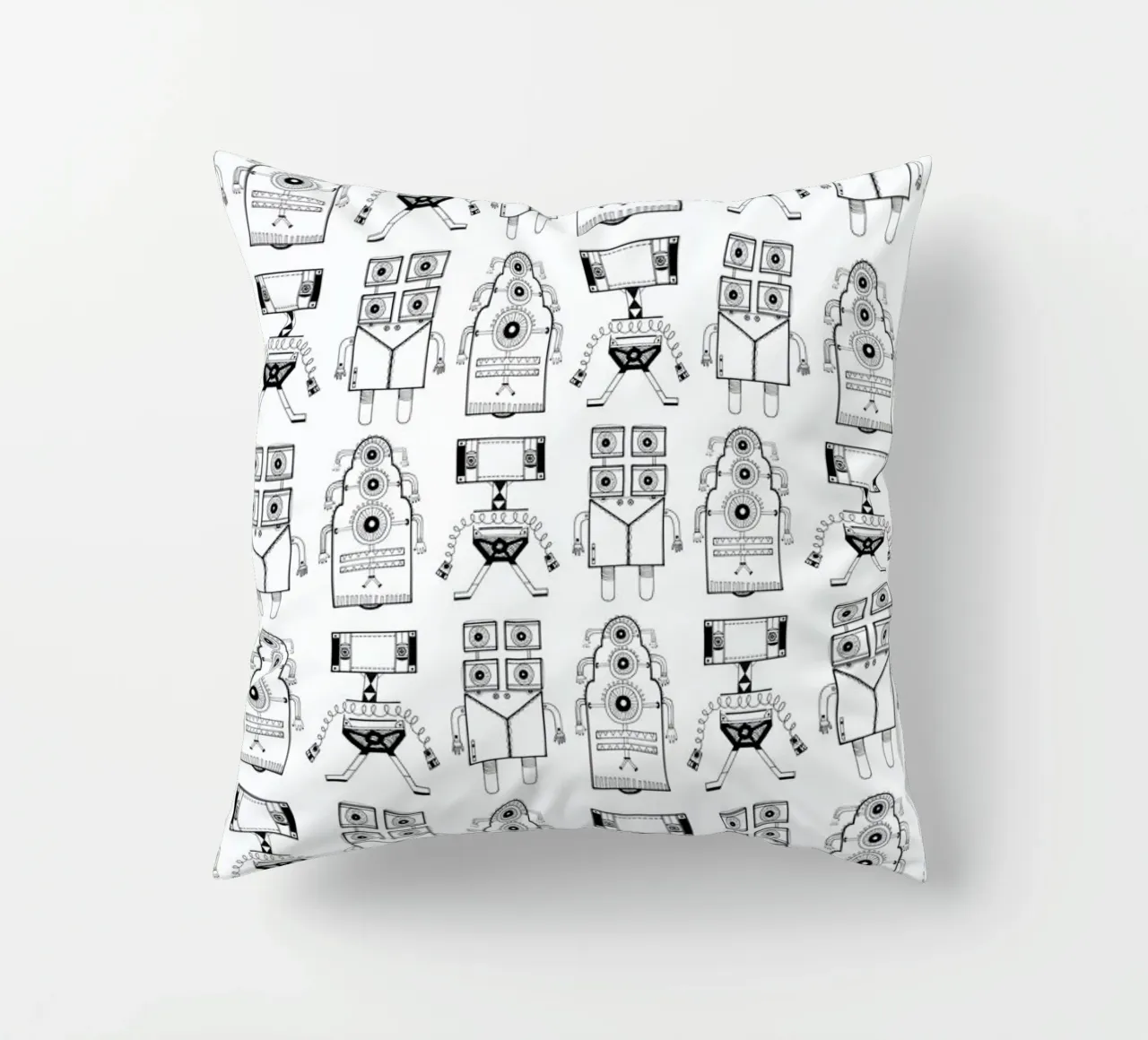 Robots (patroonrobotskopie) cuscino da Studio Teer
