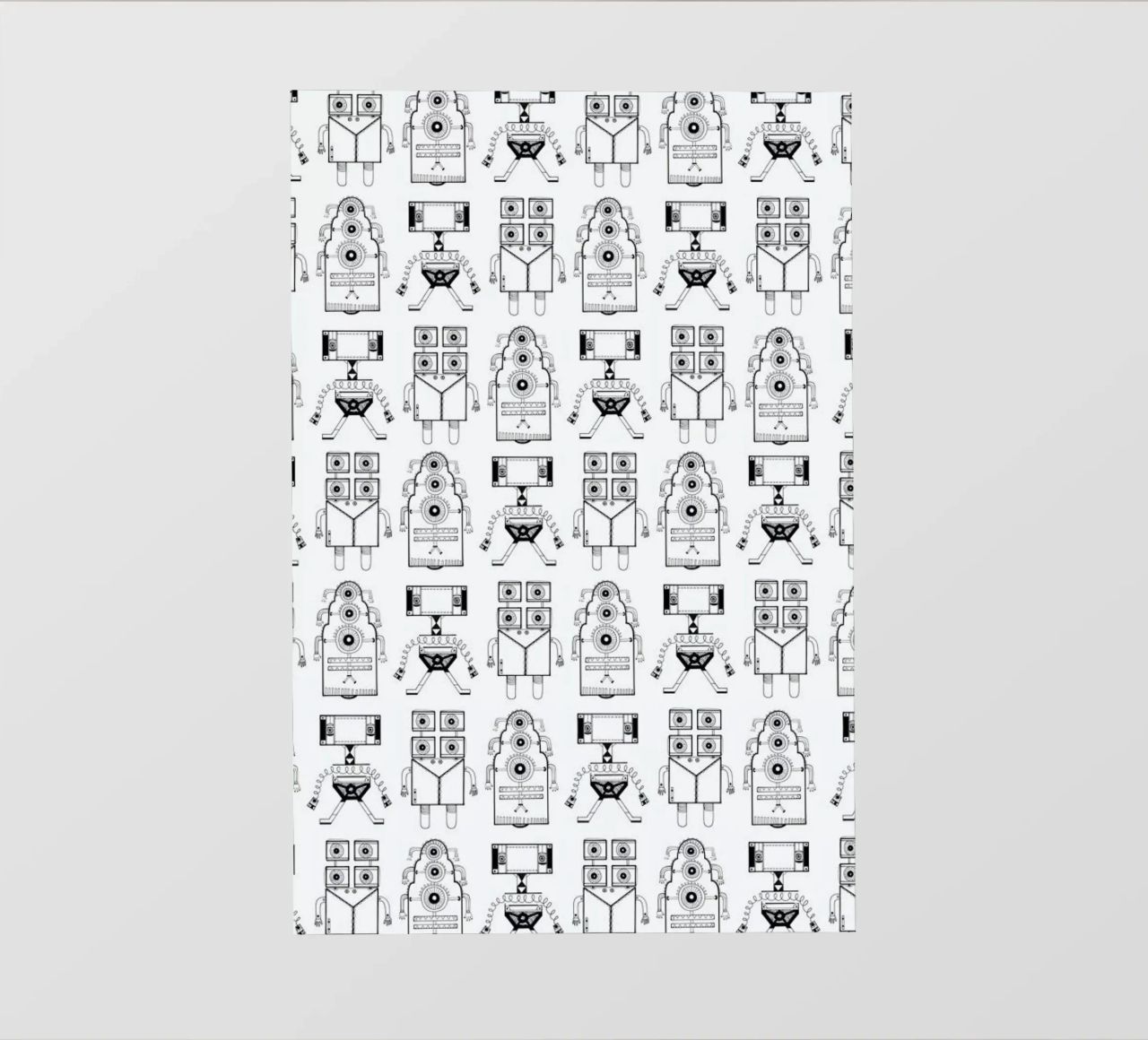 Robots (patroonrobotskopie) telo in pvc da Studio Teer