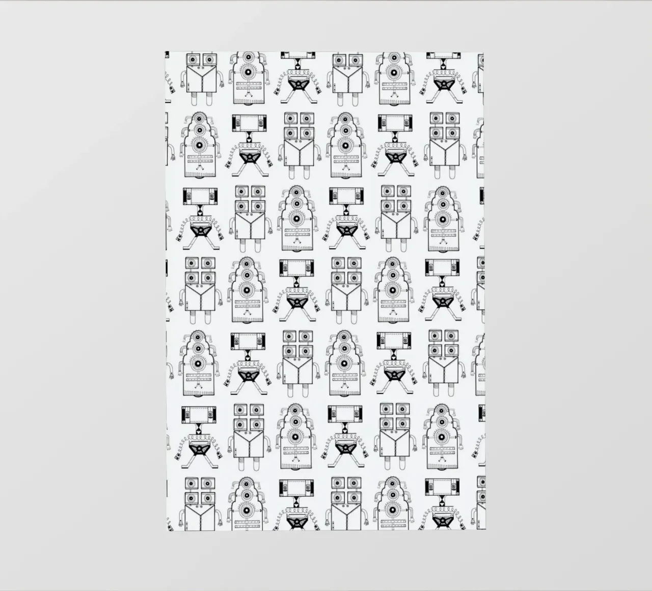 Robots (patroonrobotskopie) bâche pvc de Studio Teer
