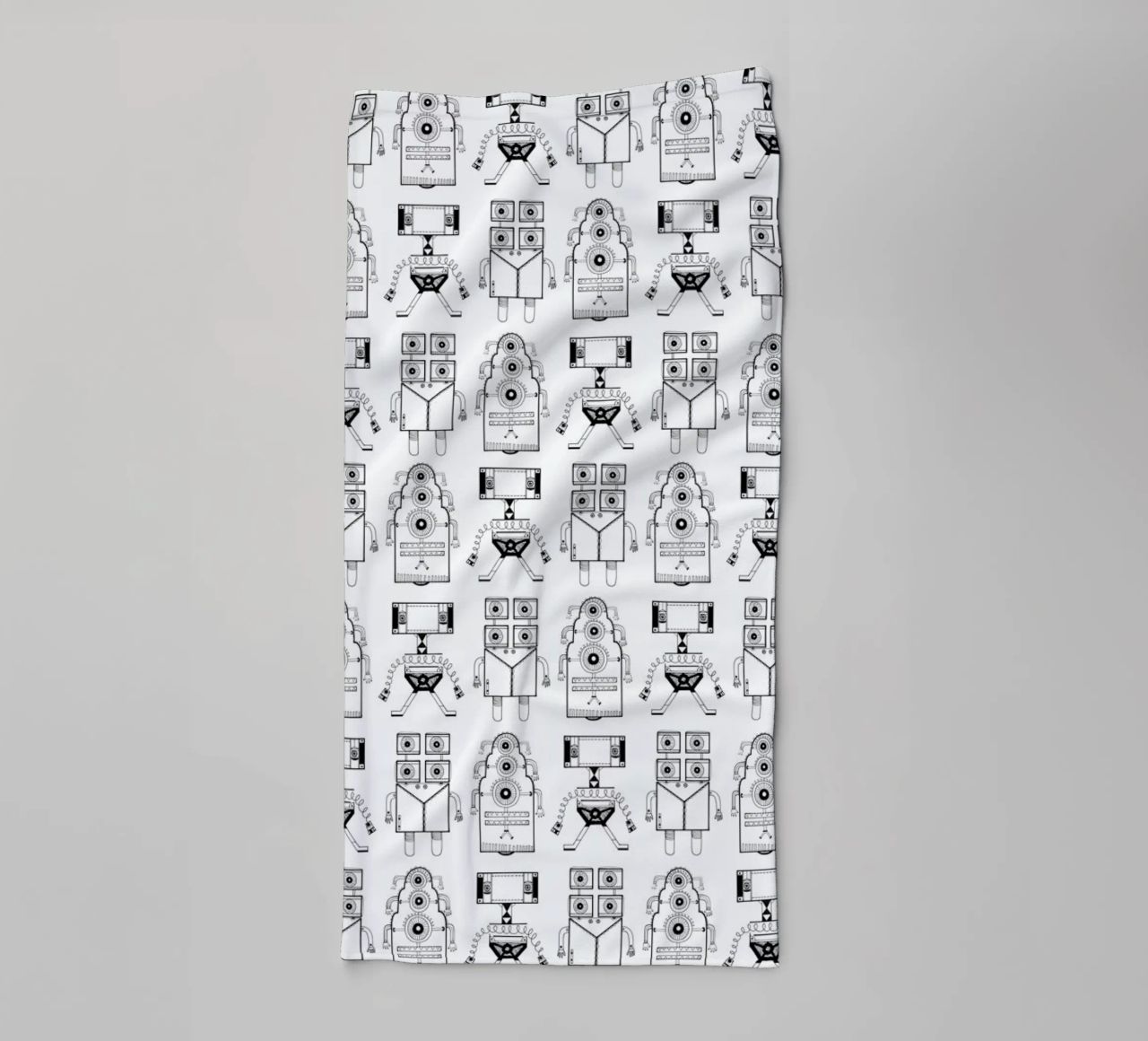 Robots (patroonrobotskopie) asciugamano da bagno da Studio Teer